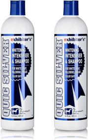 img 2 attached to 🧴 Quic Silver Horse Whitening Intensifier and Shampoo - Exhibitor Labs (2 Pack, 16 oz Each) - Color Safe