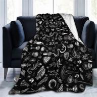 halloween blanket flannel blankets lightweight logo