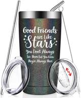 the ultimate best friend gift: funny, insulated wine tumbler cup for birthday, christmas, and beyond - perfect for women, men, sisters, coworkers, roommates, and bffs! логотип