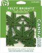 felty brightz string lights cannabis logo
