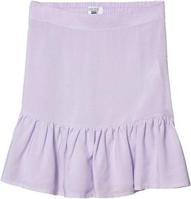 img 1 attached to 👗 Cotton Girls Harper Skirt - Chambray Girls' Clothing - Skirts & Skorts