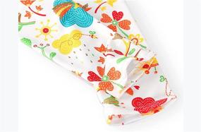 img 2 attached to Toddler Girls Butterfly Leggings Multipack Girls' Clothing and Leggings