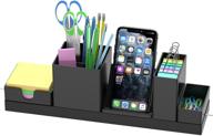 🗄️ optimized desk organizing organizer with pencil holder logo