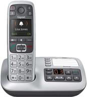 📞 gigaset e560a: cordless phone for seniors with sos key, amplified volume, and answering machine - german-made quality (platinum, 1-pack) logo