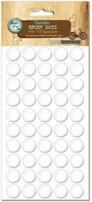 img 2 attached to Bottle Cap Co. Vintage Epoxy Dot Clear Stickers - Round, 100/Pkg, .5'' Diameter