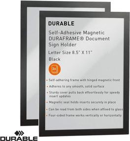 img 3 attached to DURABLE DURAFRAME Self Adhesive Magnetic 476801