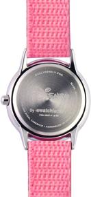 img 1 attached to 🧜 Disney Kids' W000958 Ariel Stainless Steel Watch: Dazzling Pink Nylon Band for Little Mermaid Fans