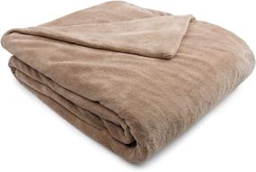 img 1 attached to 🍄 Microplush Mushroom Sunbeam Royal Retreat Twin Heated Blanket