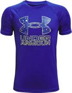 👕 under armour boys' tech hybrid printed fill tee with short sleeves logo