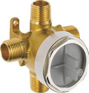 🚿 delta faucet r11000 3-setting and 6-setting custom shower diverter valve kit, rough-in kit for delta shower trim kits, with brass construction logo