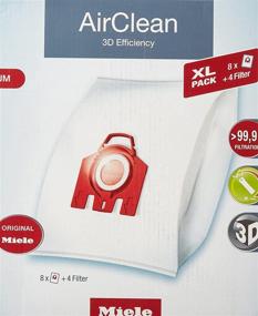 img 3 attached to 🧹 Miele AirClean 3D XL-Pack FJM Dust Vacuum Bag: Superior White Filter for Effortless Cleaning