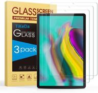 ✨ 3-pack закаленное стекло пленка для экрана tikeda для samsung galaxy tab s6 t860/tab s5e 10,5 дюйма (релиз 2019 года) - совместимо с s-pen, устойчиво к царапинам логотип