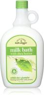 🛀 молочная ванна village naturals bath shoppe: белый чай и жасмин, 28 жидких унций, набор из 2 - роскошное успокаивающее нежение для полного расслабления логотип