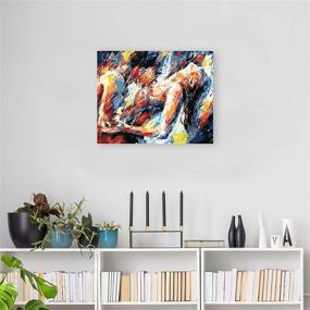 img 2 attached to 🎨 DIY Paint by Number Kit - Romantic Wall Art Painting for Adults - Couples in Love - 16x20 Inch