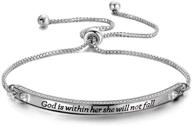 🙏 christian religious bracelet jewelry for girls logo