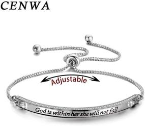 img 3 attached to 🙏 Christian Religious Bracelet Jewelry for Girls