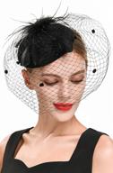 👑 zivyes fascinator headband z5 black: stylish women's accessory for special occasions logo