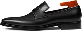 img 3 attached to 👞 Premium Handmade Leather Loafers for Men: Hallows Unbind Shoes, Best Loafers & Slip-Ons