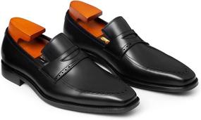 img 1 attached to 👞 Premium Handmade Leather Loafers for Men: Hallows Unbind Shoes, Best Loafers & Slip-Ons