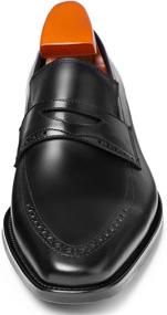 img 2 attached to 👞 Premium Handmade Leather Loafers for Men: Hallows Unbind Shoes, Best Loafers & Slip-Ons