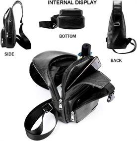 img 2 attached to Waterproof Crossbody Charging Backpack: A Must-Have Casual Daypack with Shoulder Strap