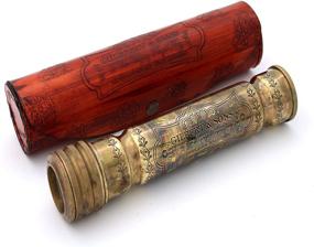 img 4 attached to 🔮 US HANDICRAFTS Handmade Leather Kaleidoscope