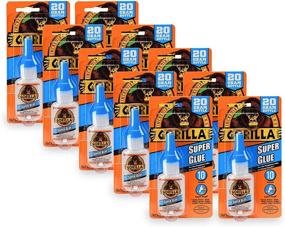 img 4 attached to 🦍 Gorilla 20G Super 10-Pack Clear Strong Adhesive for Optimal SEO