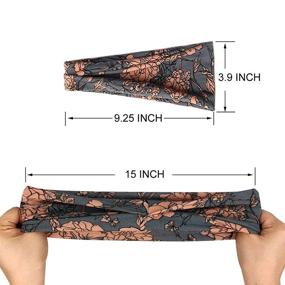 img 2 attached to 🌸 Pack of 6 Boho Headbands for Women - Wide Fashion Headbands for Yoga, Workouts, and Hair Accessories