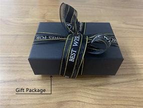 img 1 attached to 🎁 Men's Leather Ribbon Single Birthday Belt Accessories for Friends