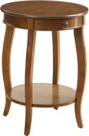 acme alysa end table - 82814 - walnut: stylish and functional furniture for your home логотип