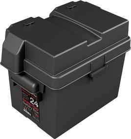 img 1 attached to NOCO HM300BKS Group 24 Snap-Top Battery Box: Ideal Marine, RV, Camper, and Trailer Battery Protector