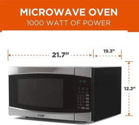 img 3 attached to Commercial Chef CHM16100S6C Countertop Microwave Oven
