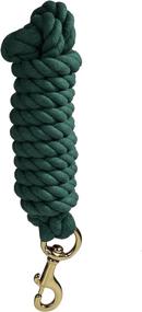 img 3 attached to 🐴 Premium 10-Foot Heavy Duty Cotton Lead Rope with Brass Snap - Intrepid International