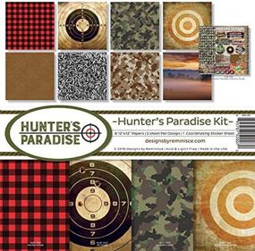 img 1 attached to 🌲 HUP-200 Hunter's Paradise Scrapbook Collection Kit by Reminisce