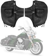 🏍️ synthetic leather soft lower chaps for street glide, road king, road glide, electra glide, and trike models (1980-2020) logo