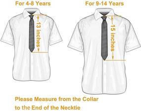 img 1 attached to CANGRON Pre-Tied Neckties for Boys LZC13SL - Giftbox of Fashionable Accessories in Neckties
