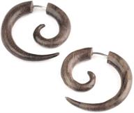 81st generation women's spiral stretcher earrings - stylish jewelry for body piercing logo