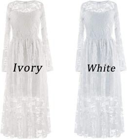 img 3 attached to Exquisite Ivory First Communion Dress Line for Girls' Clothing in Dresses