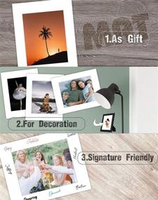 img 1 attached to 🖼️ Golden State Art, 16x20 Picture Mats Mattes with White Core Bevel Cut for 11x14 Photo + Backing + Bags - Pack of 5 (White)