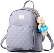 naiver leather backpack satchel daypacks logo