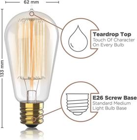 img 2 attached to Vintage Incandescent Edison Bulb Set