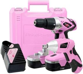 img 4 attached to 🔧 Electric Cordless Screwdriver - Pink Power