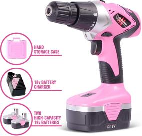 img 2 attached to 🔧 Electric Cordless Screwdriver - Pink Power