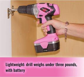 img 1 attached to 🔧 Electric Cordless Screwdriver - Pink Power