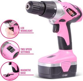 img 3 attached to 🔧 Electric Cordless Screwdriver - Pink Power