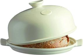 img 3 attached to 🍞 Хлебопечка Emile Henry, Льняной - 13,2 x 11,2 x 7 дюймов