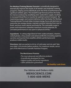 img 2 attached to 💪 Maximize Your Workout with MenScience Androceuticals Pre-Workout Training Booster Formula, 0.4 oz