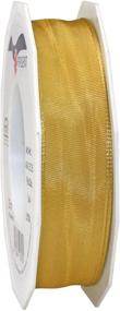 img 1 attached to 🎀 Morex Ribbon French Wired Lyon Ribbon: Elegant 1-Inch by 27-Yard Spool in Old Gold (46425/25-344)