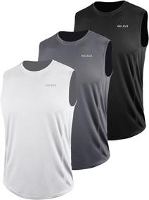 img 4 attached to Neleus Muscle Workout Running Black Men's Clothing