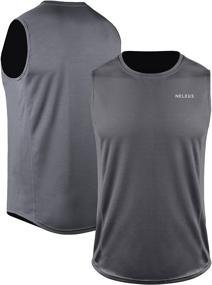 img 3 attached to Neleus Muscle Workout Running Black Men's Clothing